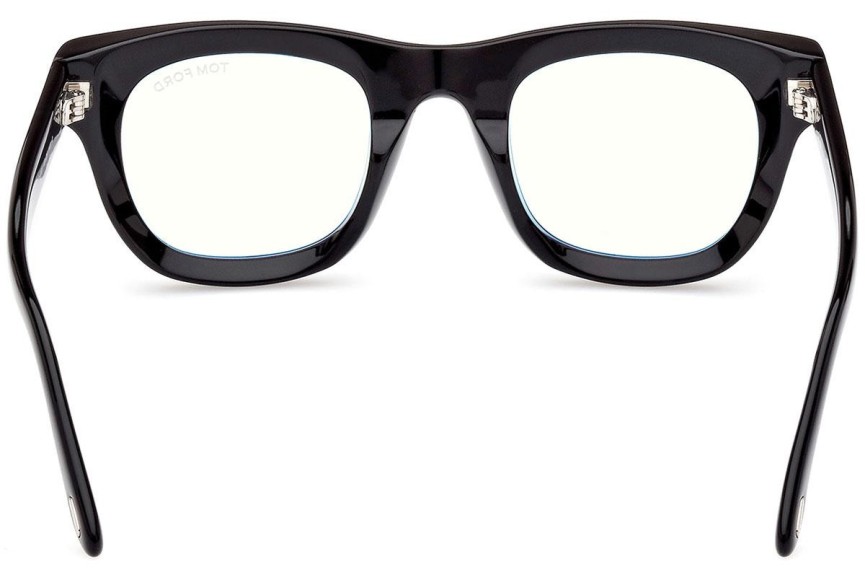 Okulary korekcyjne Tom Ford FT5872-B 001 Kwadratowe Czarne