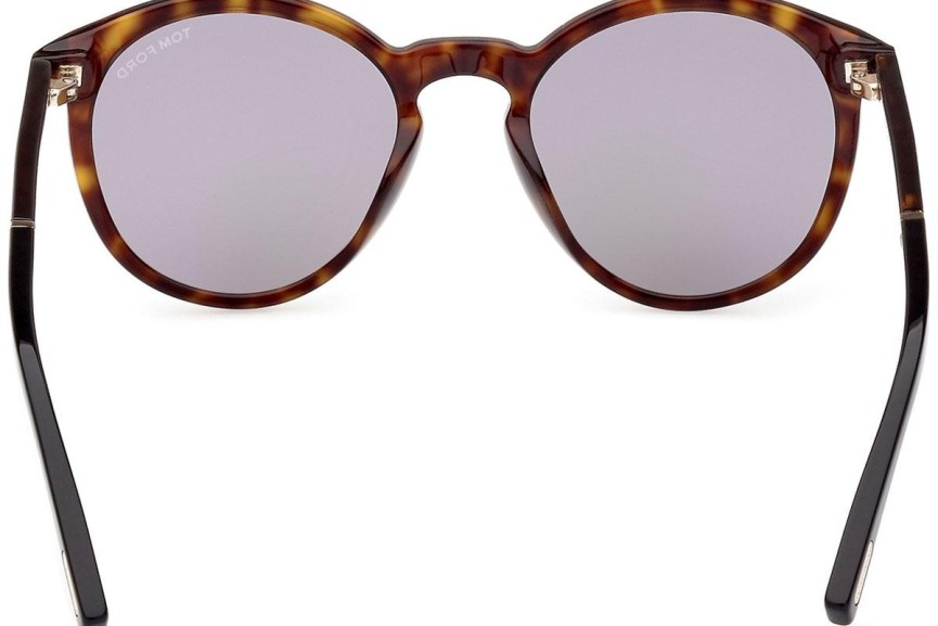 Okulary przeciwsłoneczne Tom Ford FT1021 52A Okrągłe Havana