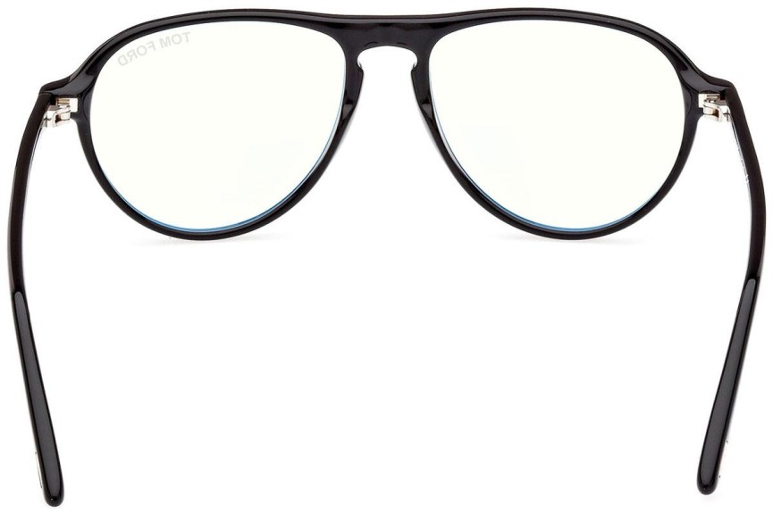 Okulary korekcyjne Tom Ford FT5869-B 001 Pilotki (Aviator) Czarne