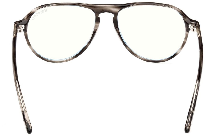 Okulary korekcyjne Tom Ford FT5869-B 020 Pilotki (Aviator) Szare