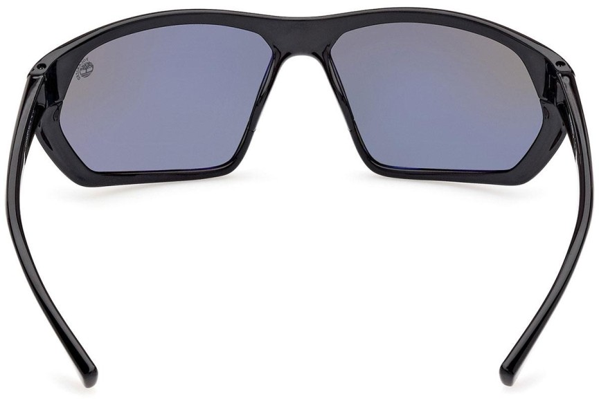 Okulary przeciwsłoneczne Timberland TB9310 01R Polarized Prostokątne Czarne