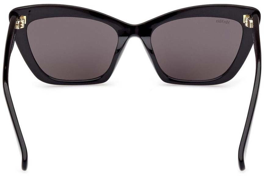 Okulary przeciwsłoneczne Max Mara MM0063 01A Kocie oczy Czarne