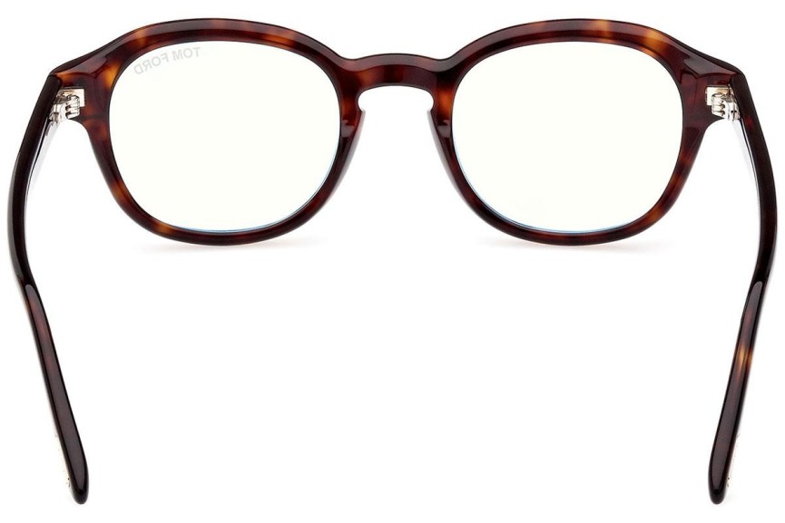 Okulary korekcyjne Tom Ford FT5871-B 052 Okrągłe Havana