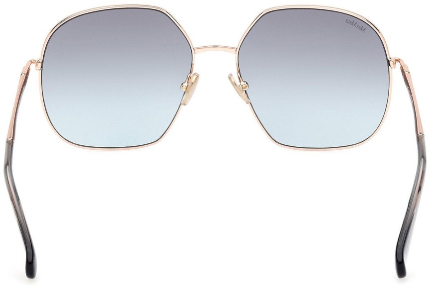 Okulary przeciwsłoneczne Max Mara MM0061 28W Okrągłe Złote