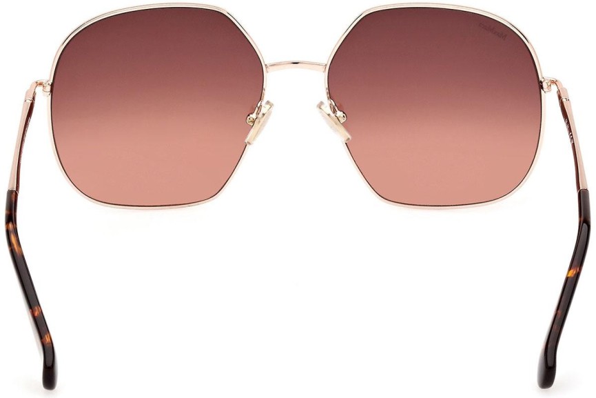 Okulary przeciwsłoneczne Max Mara MM0061 28F Okrągłe Złote