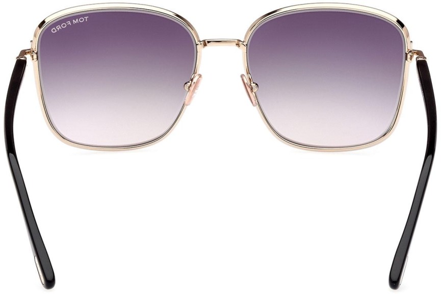 Okulary przeciwsłoneczne Tom Ford FT1029 28B Kwadratowe Złote