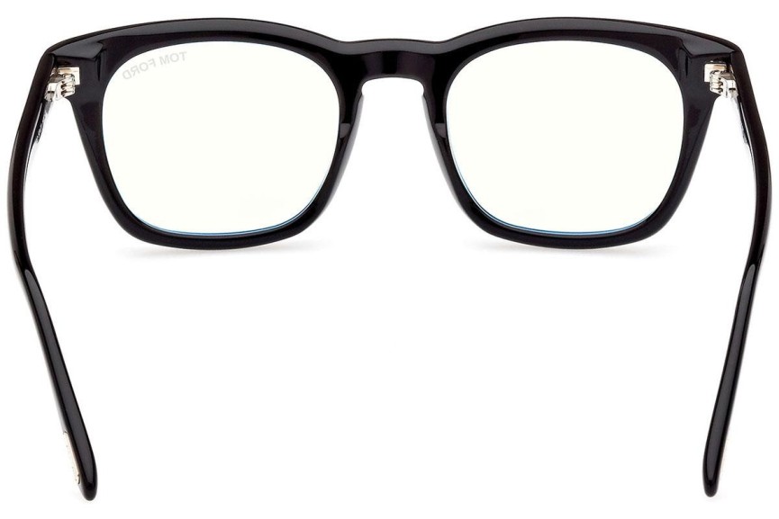 Okulary korekcyjne Tom Ford FT5870-B 001 Kwadratowe Czarne