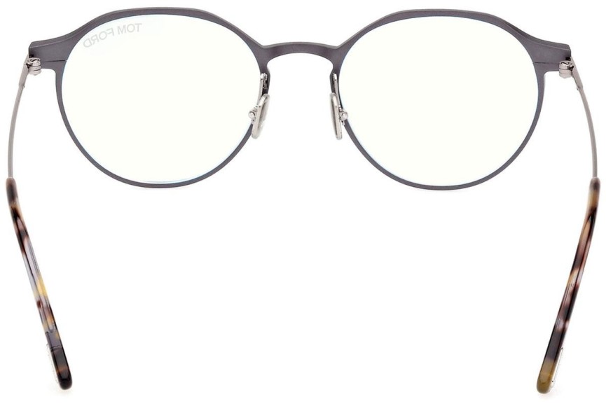 Okulary korekcyjne Tom Ford FT5866-B 013 Okrągłe Szare