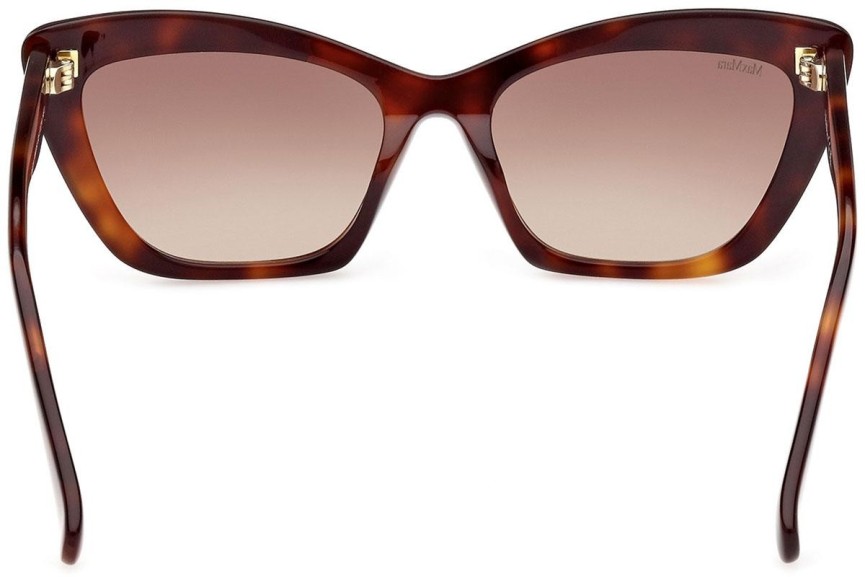 Okulary przeciwsłoneczne Max Mara MM0063 52F Kocie oczy Havana