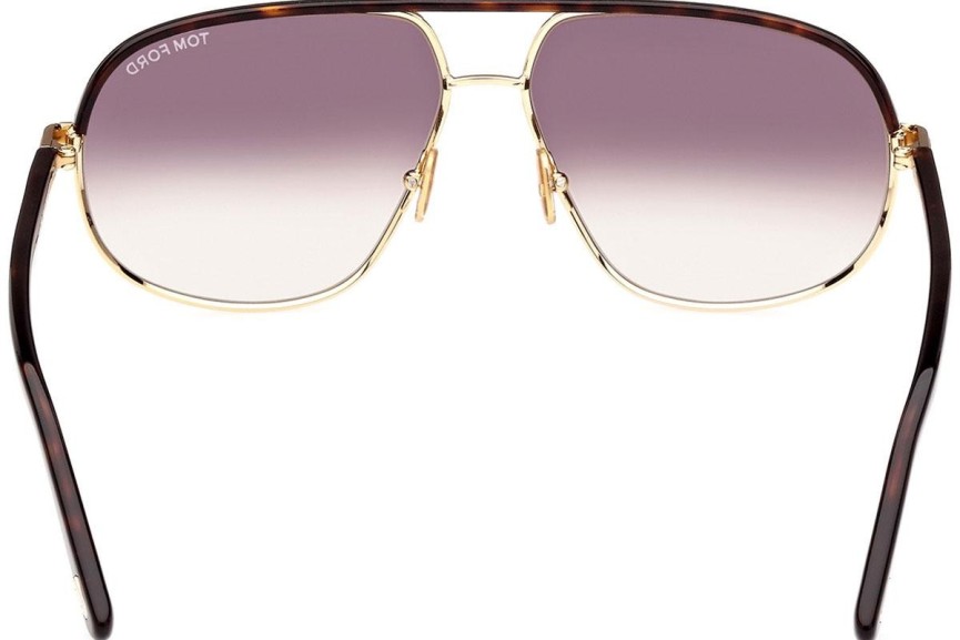 Okulary przeciwsłoneczne Tom Ford FT1019 30F Pilotki (Aviator) Havana