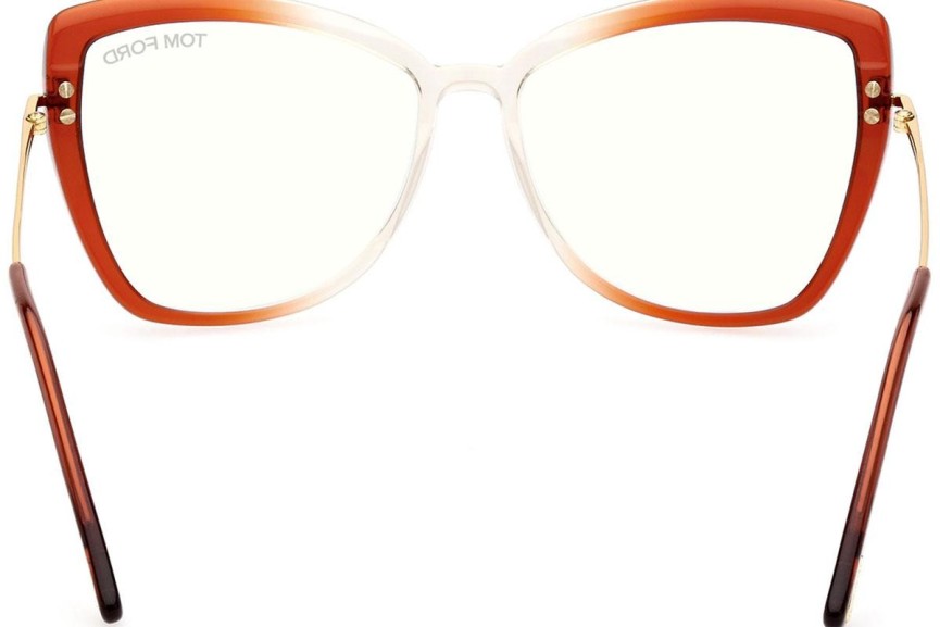 Okulary korekcyjne Tom Ford FT5882-B 044 Kocie oczy Wielokolorowe