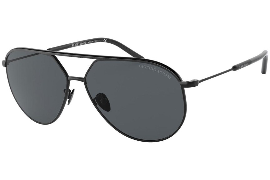 Okulary przeciwsłoneczne Giorgio Armani AR6120J 300187 Pilotki (Aviator) Czarne