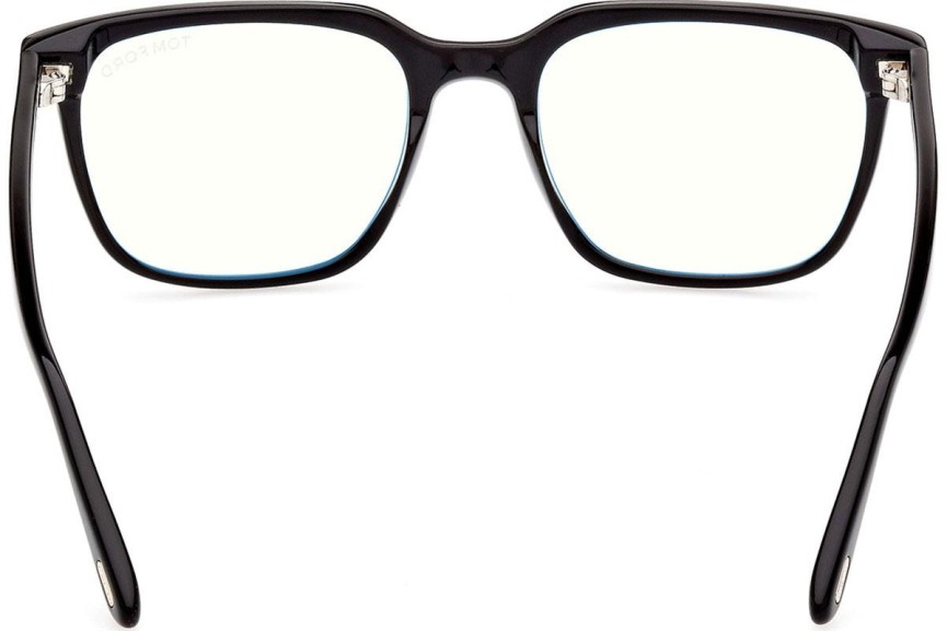 Okulary korekcyjne Tom Ford FT5818-B 001 Kwadratowe Czarne