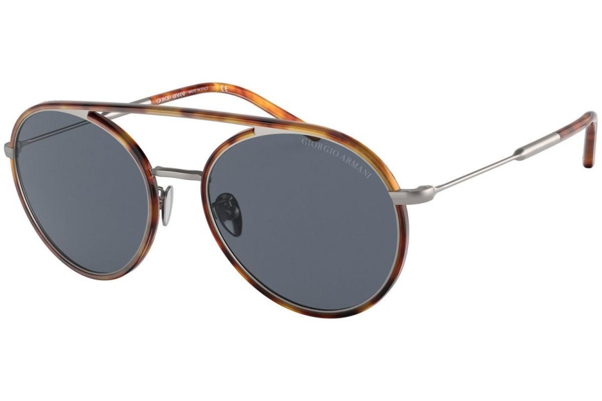 Okulary przeciwsłoneczne Giorgio Armani AR6121J 333219 Okrągłe Havana