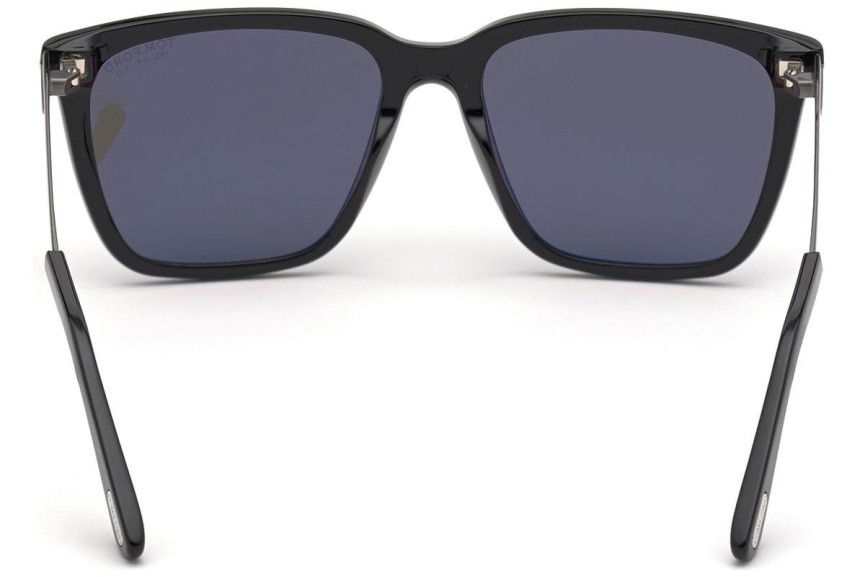 Okulary przeciwsłoneczne Tom Ford FT0862 01D Polarized Kwadratowe Czarne