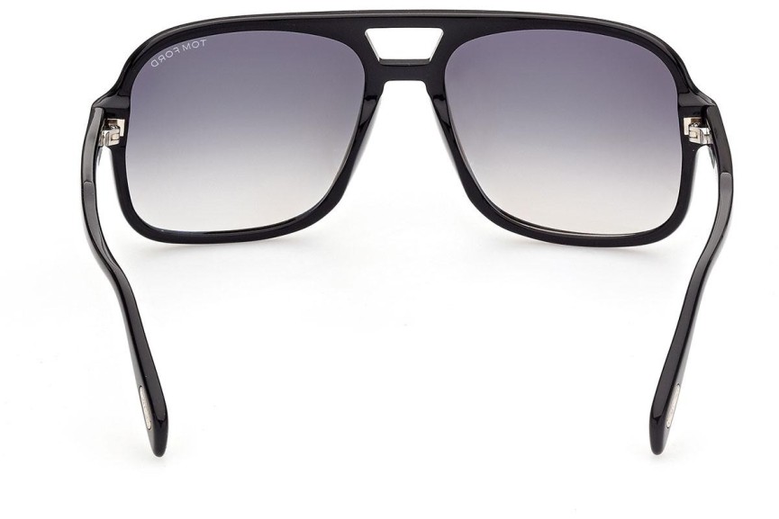 Okulary przeciwsłoneczne Tom Ford FT0884 01B Pilotki (Aviator) Czarne