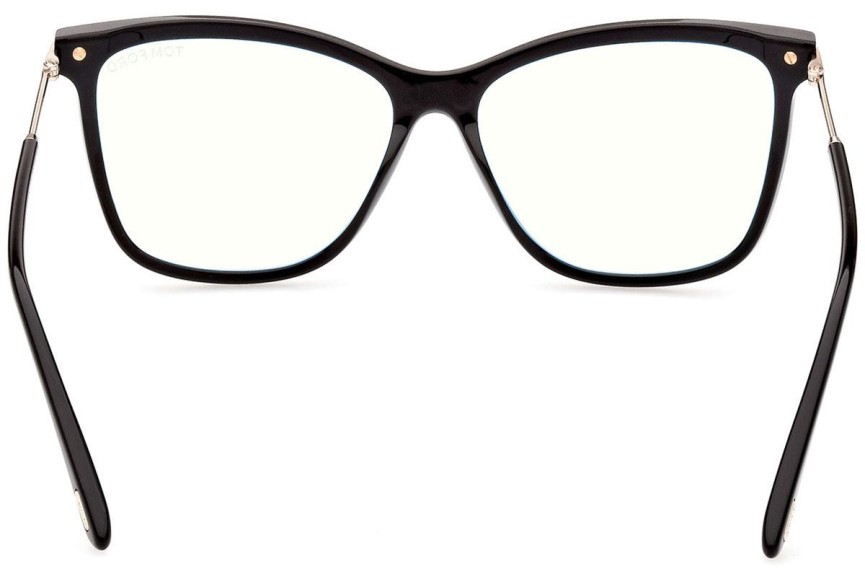 Okulary korekcyjne Tom Ford FT5824-B 001 Kocie oczy Czarne