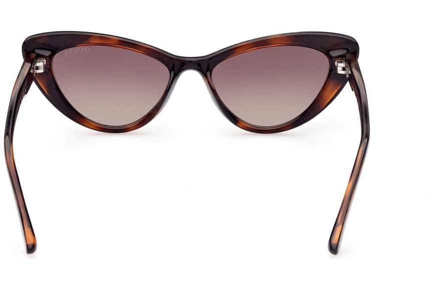 Okulary przeciwsłoneczne Guess GU9216 52F Kocie oczy Havana