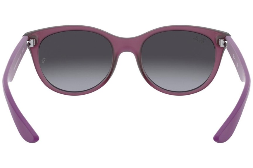 Okulary przeciwsłoneczne Ray-Ban Junior RJ9068S 70568G Kwadratowe Fioletowe