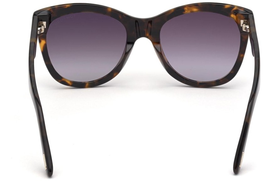 Okulary przeciwsłoneczne Tom Ford FT0870 52T Kocie oczy Havana