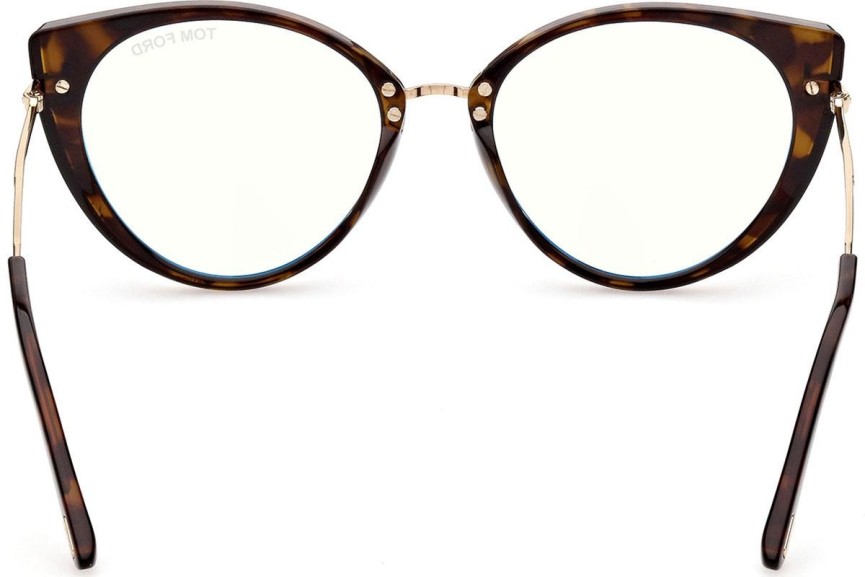 Okulary korekcyjne Tom Ford FT5815-B 052 Kocie oczy Havana