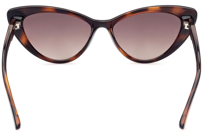 Okulary przeciwsłoneczne Guess GU7830 52F Kocie oczy Havana