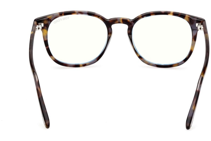 Okulary korekcyjne Tom Ford FT5819-B 055 Okrągłe Havana