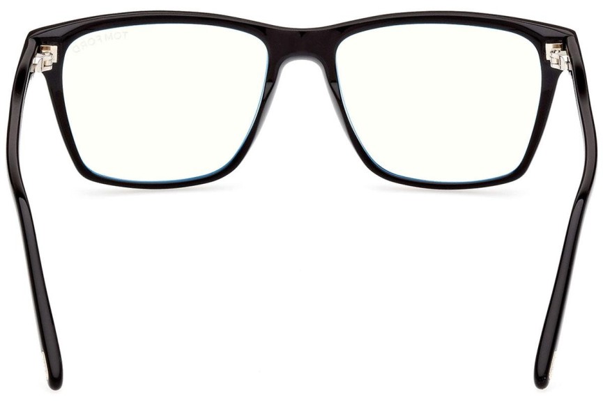 Okulary korekcyjne Tom Ford FT5817-B 001 Kwadratowe Czarne