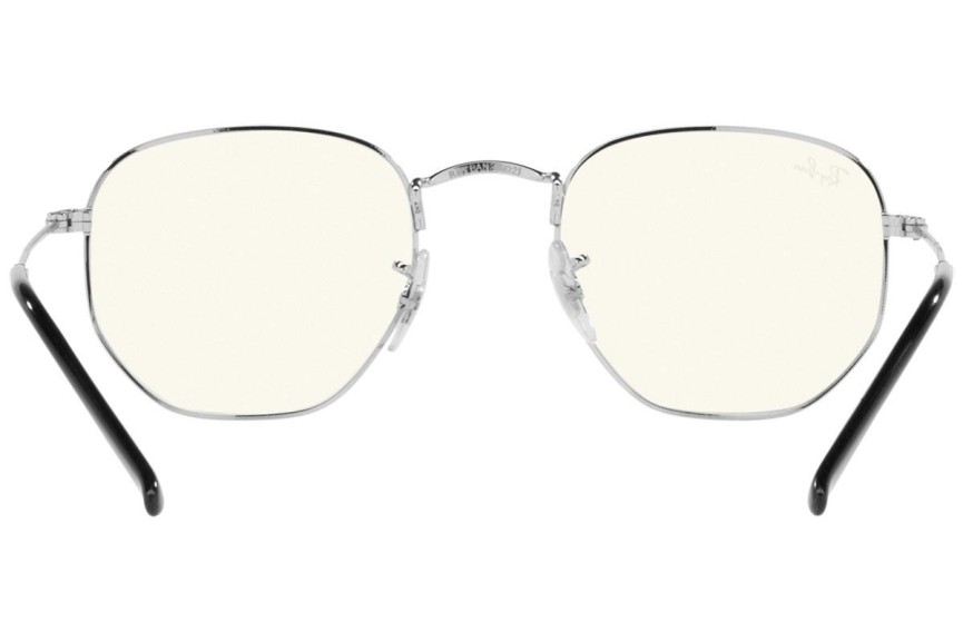 Okulary przeciwsłoneczne Ray-Ban Hexagonal RB3548 003/BL Pilotki (Aviator) Srebrne