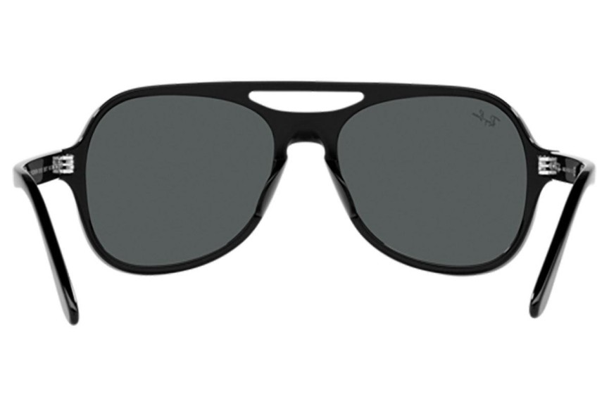 Okulary przeciwsłoneczne Ray-Ban Powderhorn RB4357 601/B1 Pilotki (Aviator) Czarne