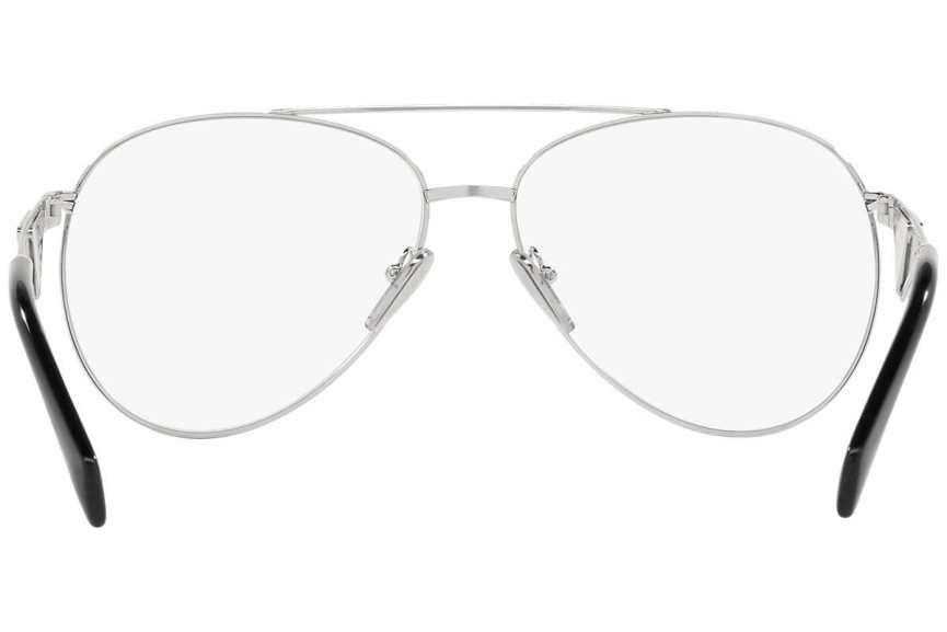 Okulary przeciwsłoneczne Prada PR73ZS 1BC08N Pilotki (Aviator) Srebrne