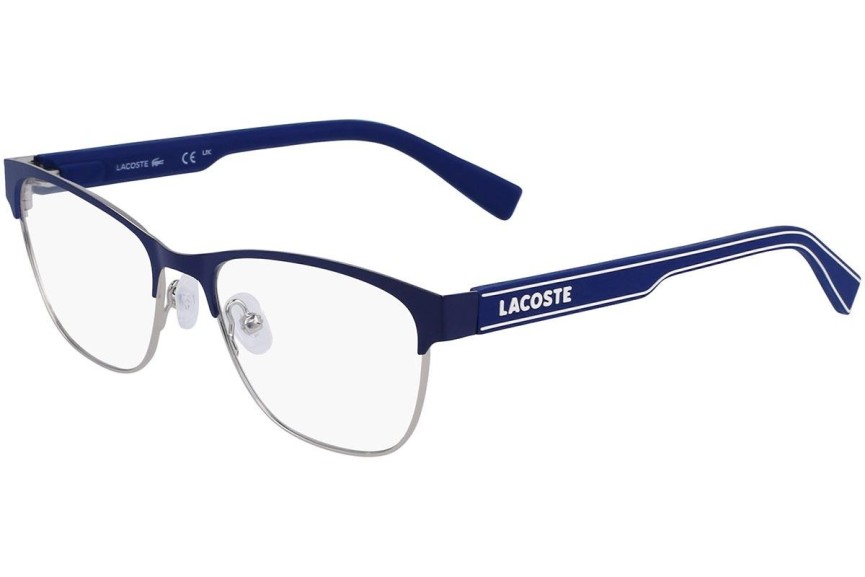 Okulary korekcyjne Lacoste L3112 401 Browline Niebieskie