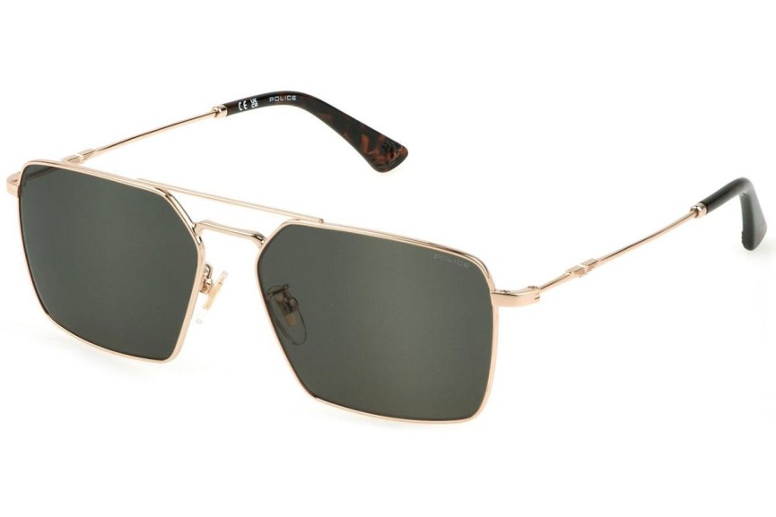 Okulary przeciwsłoneczne Police Origins Lite 15 SPLL07 0300 Pilotki (Aviator) Złote