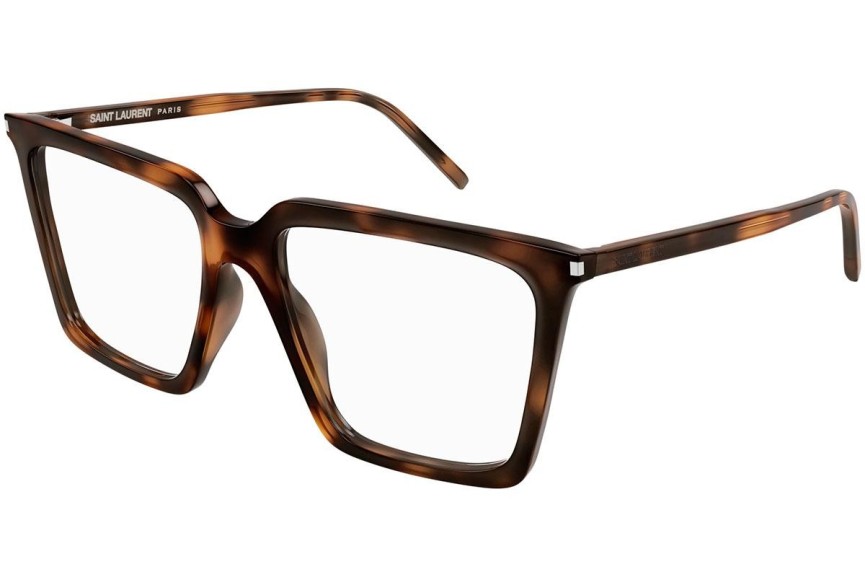 Okulary korekcyjne Saint Laurent SL474OPT 002 Nieregularny Havana