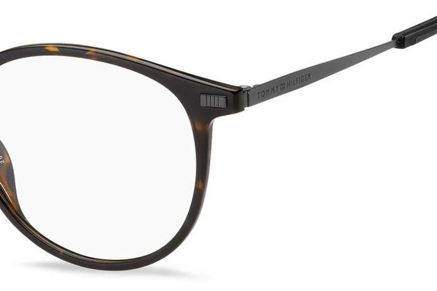 Okulary korekcyjne Tommy Hilfiger TH2021 086 Owalne Havana