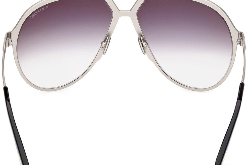 Okulary przeciwsłoneczne Tom Ford Xavier FT1060 16B Pilotki (Aviator) Szare