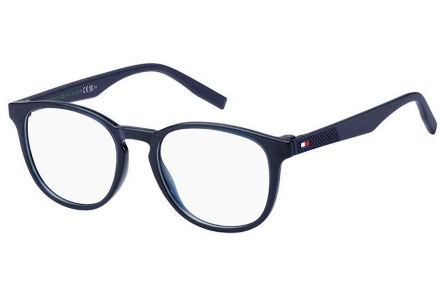 Okulary korekcyjne Tommy Hilfiger TH2026 PJP Owalne Niebieskie