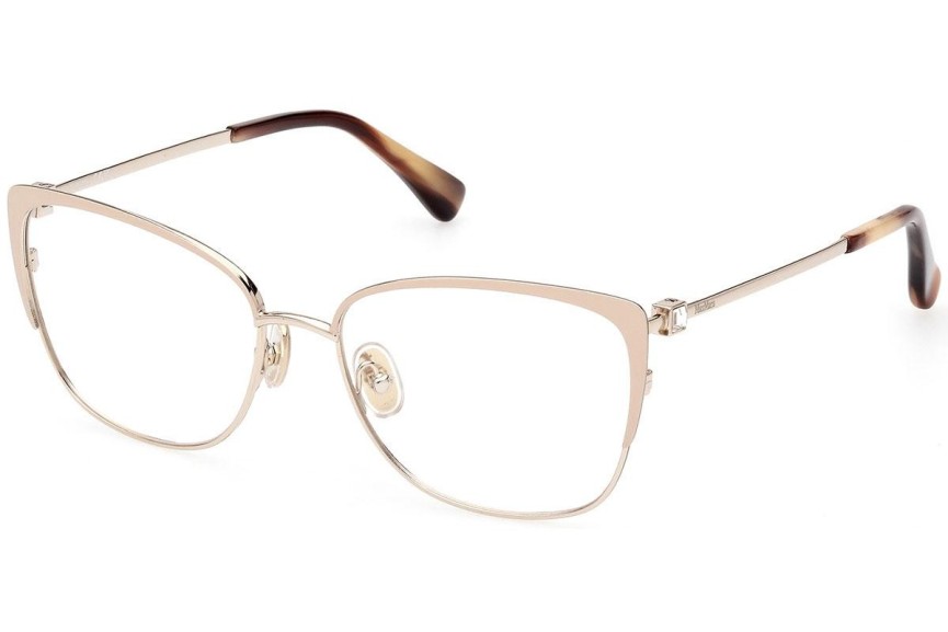 Okulary korekcyjne Max Mara MM5106 028 Kocie oczy Złote