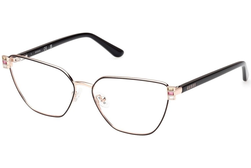 Okulary korekcyjne Guess GU2969 005 Nieregularny Czarne