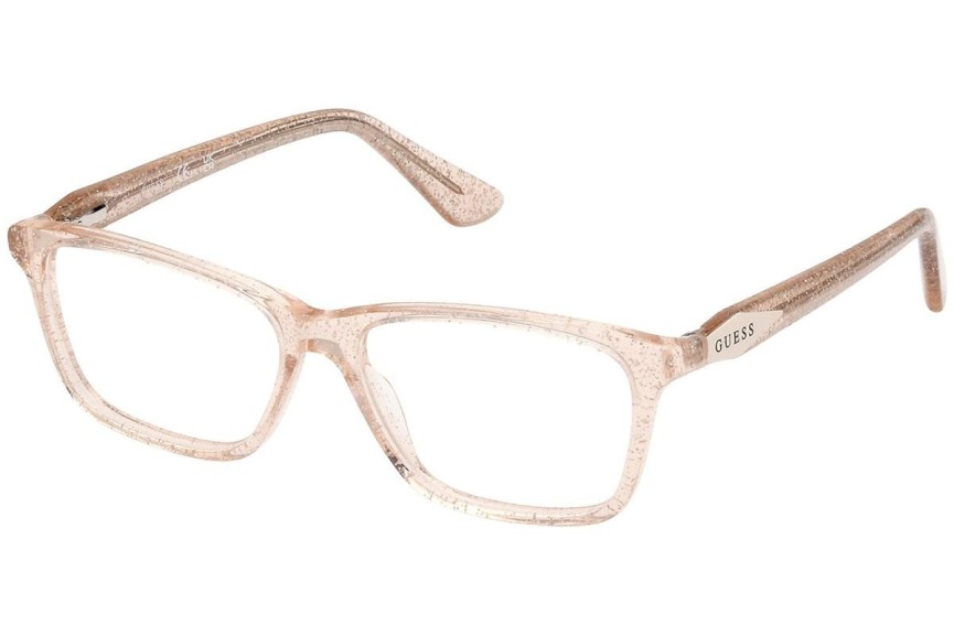 Okulary korekcyjne Guess GU9235 059 Prostokątne Beżowe