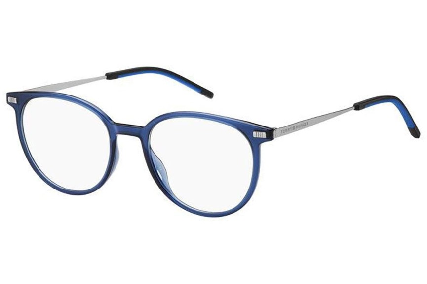 Okulary korekcyjne Tommy Hilfiger TH2020 PJP Owalne Niebieskie