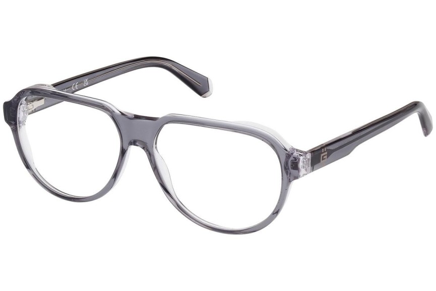 Okulary korekcyjne Guess GU50090 020 Prostokątne Szare