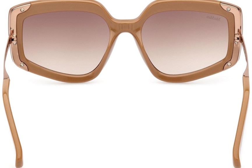 Okulary przeciwsłoneczne Max Mara Design 7 MM0069 50F Nieregularny Brązowe