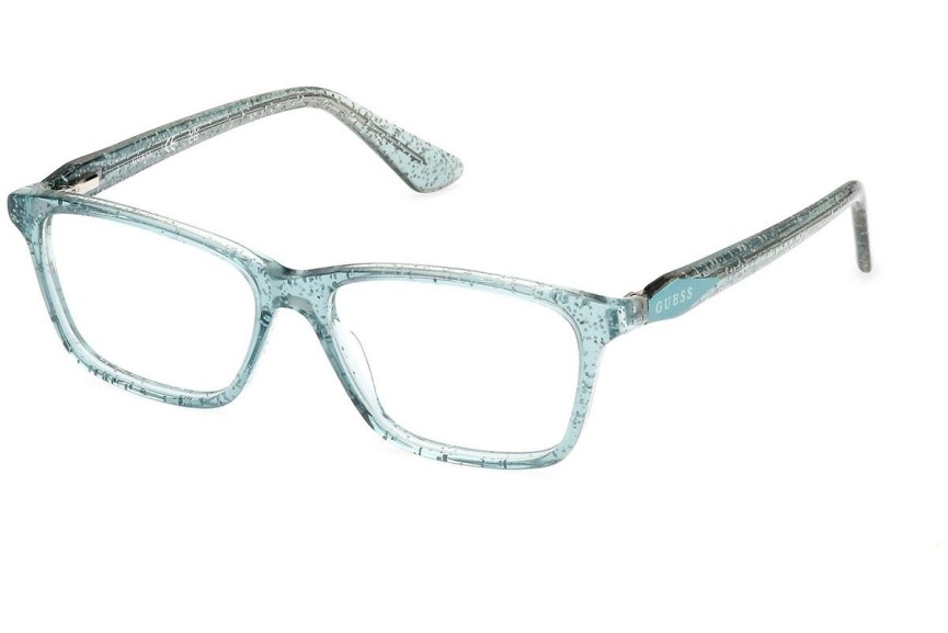 Okulary korekcyjne Guess GU9235 089 Prostokątne Niebieskie