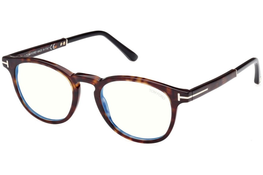 Okulary korekcyjne Tom Ford FT5891-B 056 Okrągłe Havana