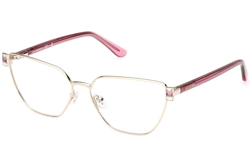 Okulary korekcyjne Guess GU2969 032 Nieregularny Złote