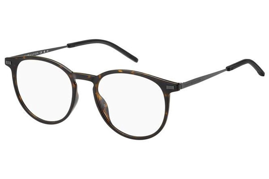 Okulary korekcyjne Tommy Hilfiger TH2021 086 Owalne Havana