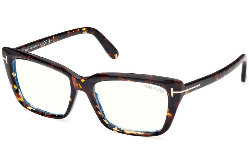 Okulary korekcyjne Tom Ford FT5894-B 052 Kwadratowe Havana