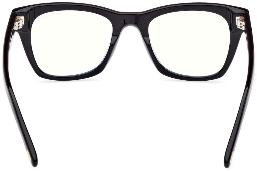 Okulary korekcyjne Tom Ford FT5886-B 001 Kwadratowe Czarne