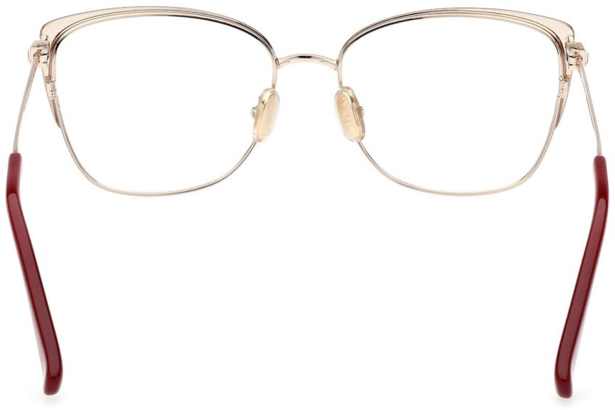 Okulary korekcyjne Max Mara MM5106 032 Kocie oczy Złote